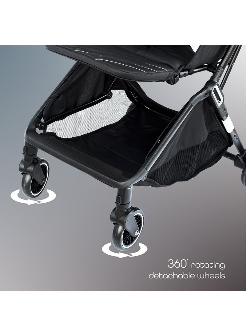 Moon - Pronto Autofold stroller -Leaf Pattern - Image 1