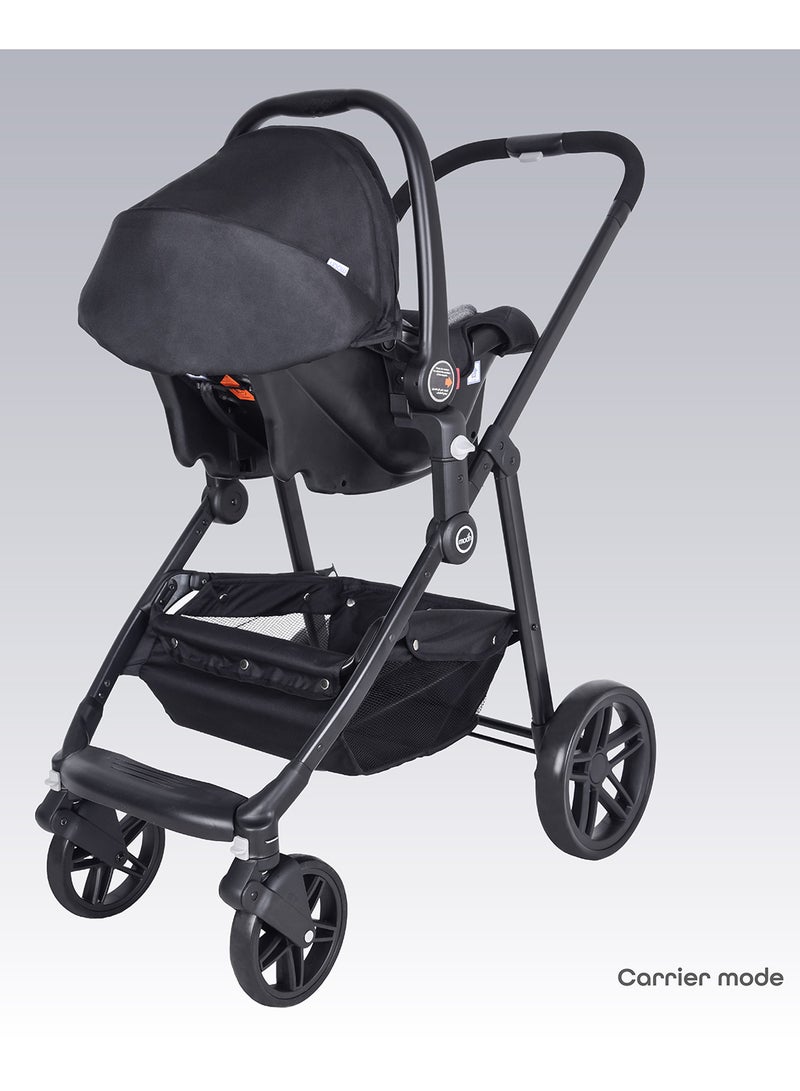 Tres 3 in 1  Travel System -Black