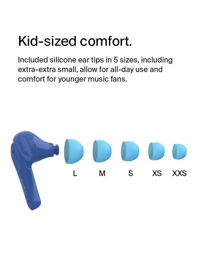 belkin Soundform Nano - Wireless Earbuds for Kids - Blue  - Image 5