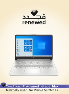 HP Renewed – Notebook 14-DQ2053CL Laptop With 14-Inch Display, Intel Core i3 Processor/11th Gen/8GB RAM/256GB SSD/Integrated Graphics English Silver  - Image 1