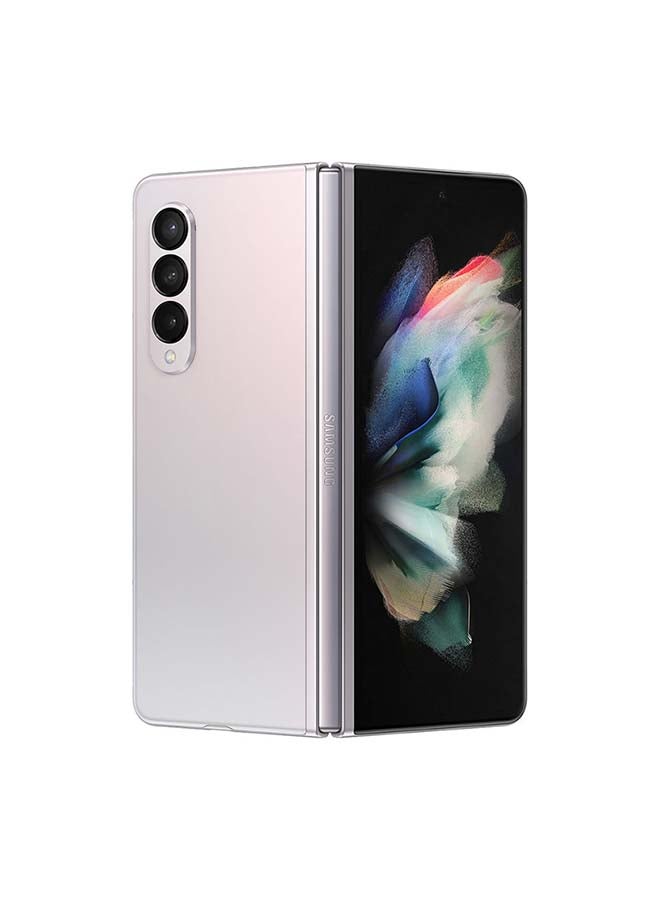 سامسونج - Renewed - Galaxy Z Fold 3 Dual SIM Phantom Silver 12GB RAM 512GB 5G - Image 1