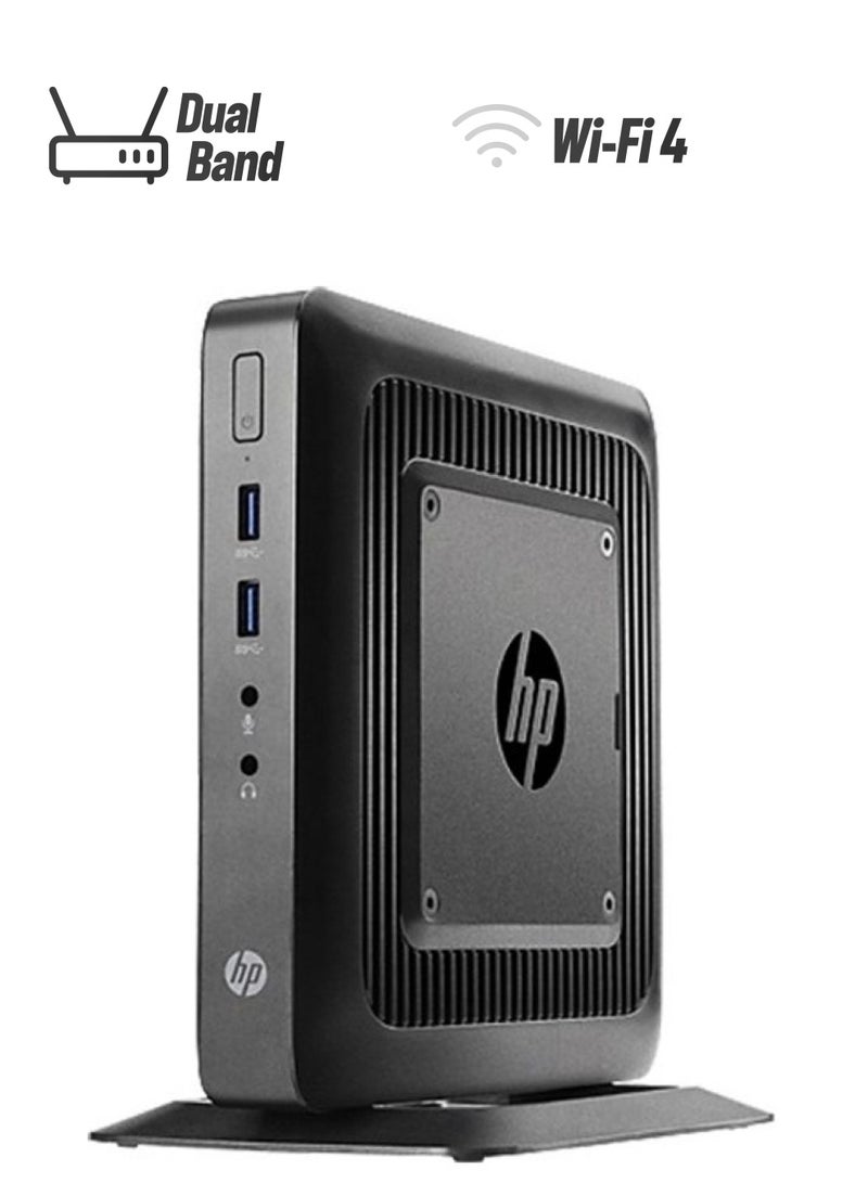 HP - Flexible Thin Client T520 - GX-212JC 1.2 GHz - 4 GB - 32GB J9A31EAABU Black - Image 1