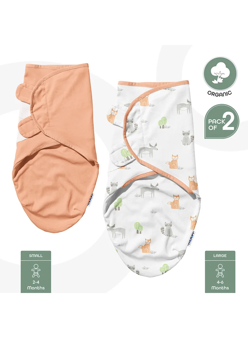 Moon Pack Of 2 Organic Swaddle