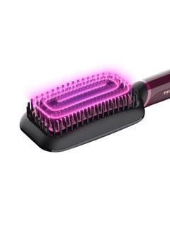 5000 Series Heated Straightening Brush BHH730/03, 2 Years Warranty Black/Cranberry - pnsku/N53355831A/45/_/1698928561/d050b062-3648-4647-a818-7353fa56ce87