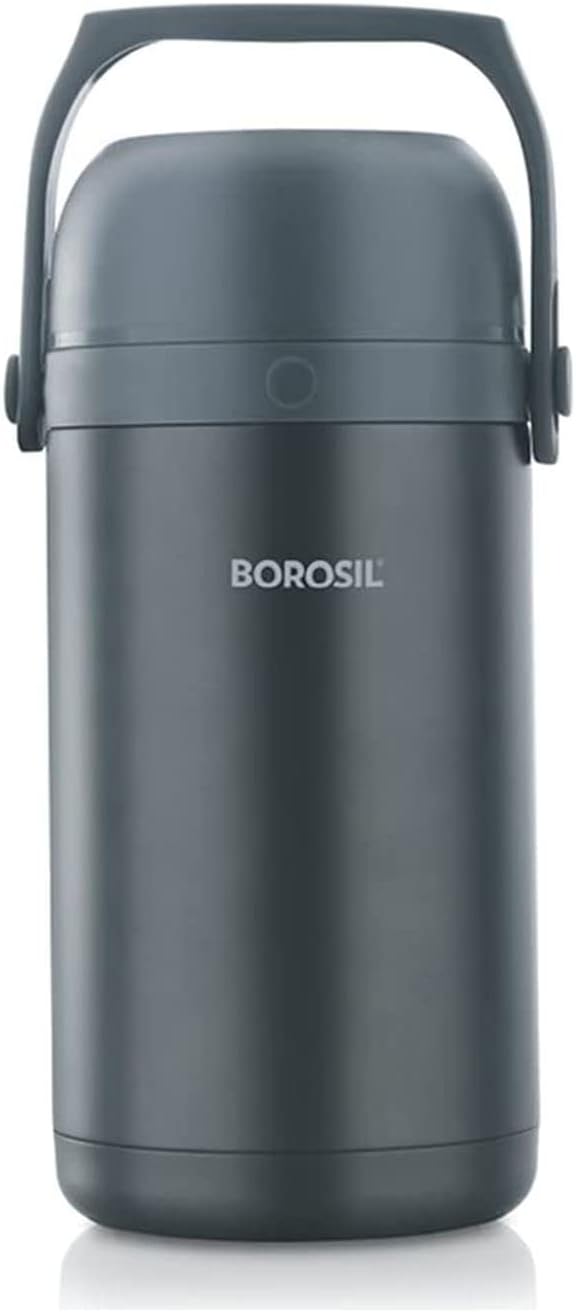 Borosil - Hot-N-Fresh Stainless Steel Insulated Lunch Box, Set of 4 (2pcs 350 ml + 2pcs 420 ml), Grey Silver - Image 2