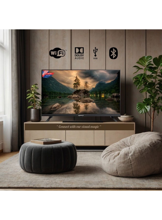 Admiral 43 Inch Android Smart Led Tv, Full Hd, Voice Control, Google Assistant, Built-In Chromecast – Model Adl 43Fmsacn (Black) ADL43FMSACN Black - Image 2