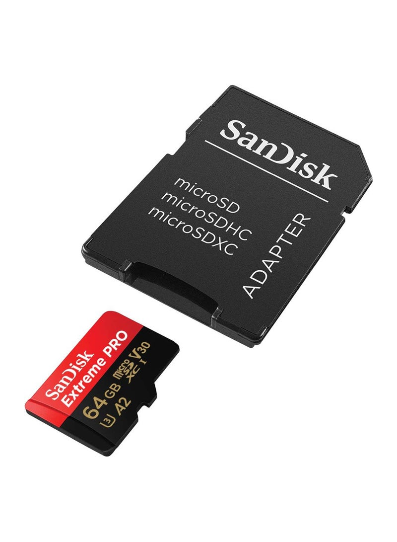 Sandisk - Memory card Extreme Pro,A2 Specification microSDXC 64 GB - Image 1