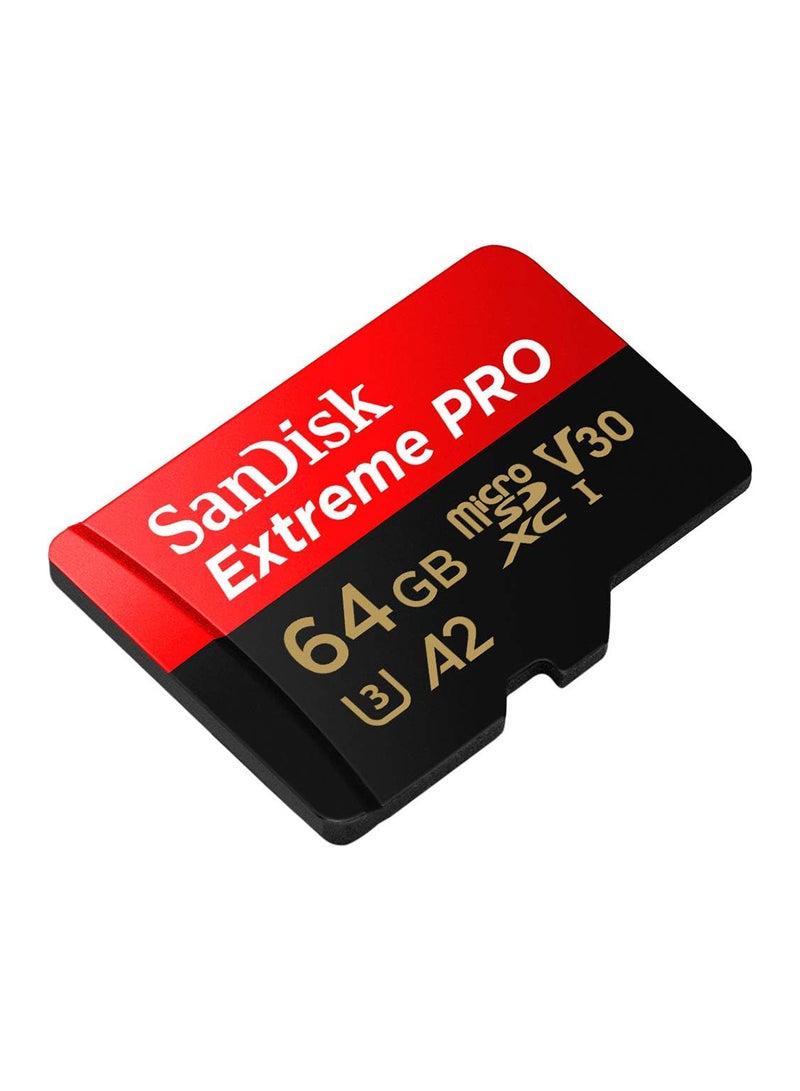 Sandisk - Memory card Extreme Pro,A2 Specification microSDXC 64 GB - Image 1