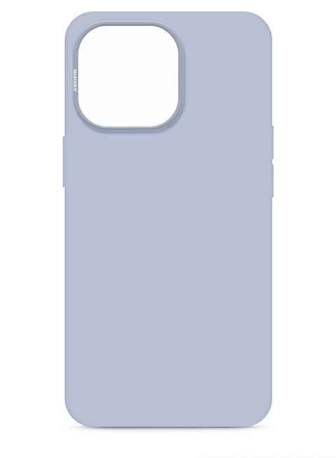 Apple iPhone 14 Pro Max Case Silicone Cover Liquid Gel Soft Ultra Slim Shockproof Back Cover Full Body Protection 6.7 Inch Lilac