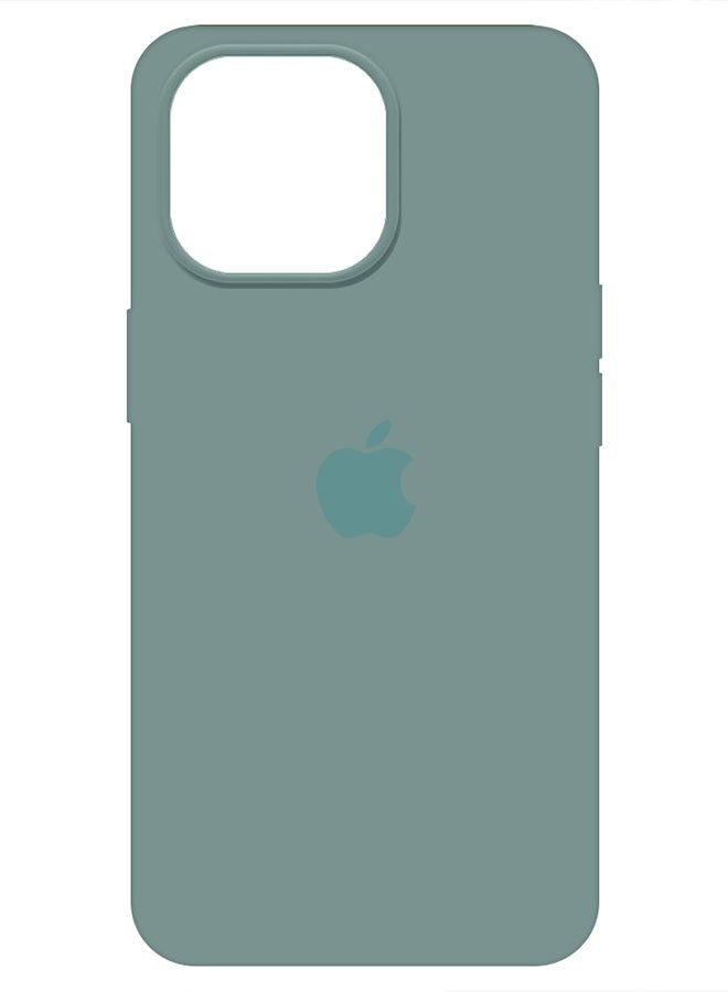 MARGOUN - Silicone Case Cover Liquid Gel Soft Ultra Slim Shockproof Back Cover Full Body Protection For Apple iPhone 14 Pro Max 6.7 inch Cactus Green - Image 1