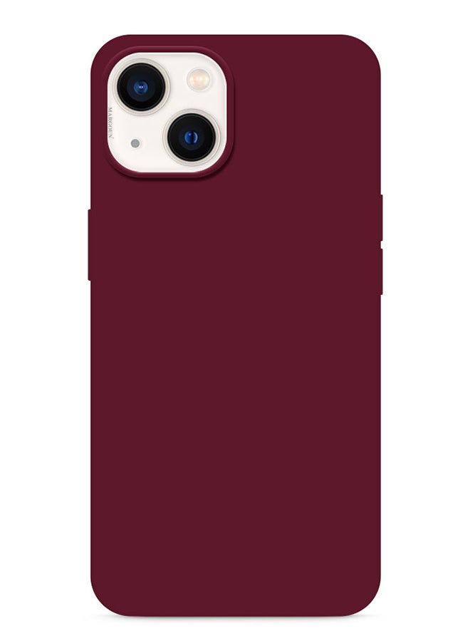 MARGOUN - Silicone Case Cover Liquid Gel Soft Ultra Slim Shockproof Back Cover Full Body Protection For Apple iPhone 14 Plus 6.7 inch Eggplant - Image 1