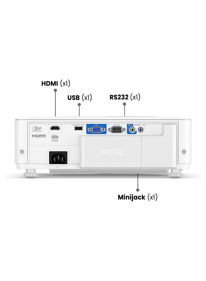 BenQ - Full HD Projector 3500 Lumens Console Gaming Projector 5W Speakers Smart Android TV Home Cinema Projector Xbox/PS5 Compatible 8.3Ms Input Lag 1080p@120Hz Projector 4K Bluetooth Wifi TH685i White - Image 1