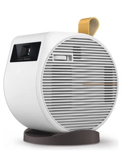 Smart Mini Projector 200ANSI Portable Projector WVGA - Full HD Movie Projector 5W Bluetooth Speaker Ceiling Projection Wifi Android TV Home Cinema Projector Wireless Outdoor Projector + Case bag + Android TV Dongle + Inbuilt Battery GV11 White