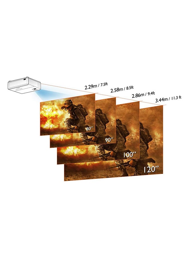 بين كيو - بروجيكتور لعرض الألعاب طراز TK700 يدعم تقنية HDR بجودة 4K مع منفذ HDMI 2.0X2 TK700 أبيض وبني - Image 1