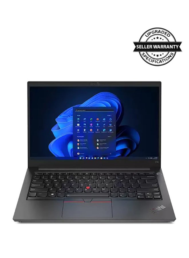 Lenovo ThinkPad E14 (Upgraded Version) Laptop With 14-Inch Display, Core i5-1235U Processor/8GB RAM/512GB SSD/Integrated Intel Iris Xe Graphics/Windows 11 English/Arabic Black  - Image 1