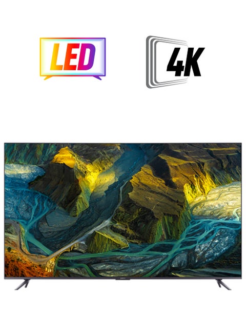 تلفزيون ذكي مقاس 86 بوصة بدقةٍ فائقة الوضوح وجودة 4K، يدعم نظام أندرويد 11 مع معدل تحديث 120 هرتز | زاوية رؤية: 178 درجة | تأثيرات صوتية ثلاثية الأبعاد بفضل تقنية دولبي أتموس، يدعم مساعد البحث الصوتي بتطبيق جوجل، كروم كاست مدمج L86M7-ESTWN رمادي