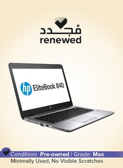 Renewed - Elitebook 840 G4 (2017) Laptop With 14-Inch Display,Intel Core i5 Processor/7th Gen/8GB RAM/256GB SSD/Integrated Graphics English Silver
