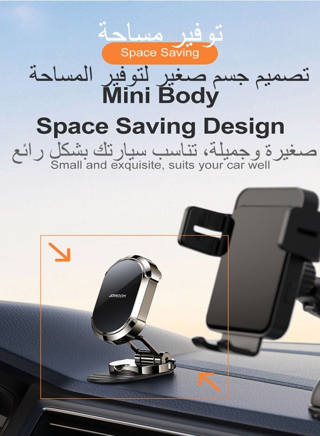 JR-ZS312 Universal Mobile Bracket For Car Foldable Magnetic Car Phone Holder With IPhone Samsung Galaxy Huawei OnePlus Dark Grey - pnsku/N53356612A/45/_/1697106763/c7eae5de-984b-4b3a-9915-bd50b32a1037