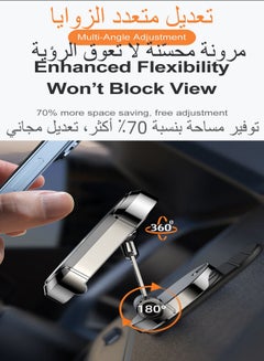 JOYROOM JR-ZS312 Universal Mobile Bracket For Car Foldable Magnetic Car Phone Holder With IPhone Samsung Galaxy Huawei OnePlus Dark Grey  - Image 3