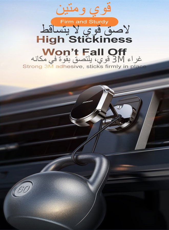 JR-ZS312 Universal Mobile Bracket For Car Foldable Magnetic Car Phone Holder With IPhone Samsung Galaxy Huawei OnePlus Dark Grey - pnsku/N53356612A/45/_/1697106844/f92274f7-0a0f-4d6a-8751-cec0408c1766