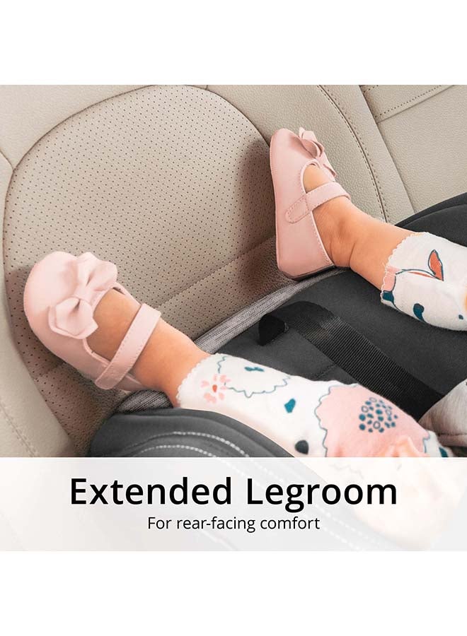 Chicco - Nextfit Max Cleartex Extended-Use Convertible Car Seat 0M-6Y, Shadow - Image 1