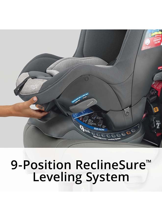 Chicco - Nextfit Max Cleartex Extended-Use Convertible Car Seat 0M-6Y, Shadow - Image 1