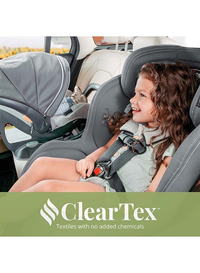Chicco - Nextfit Max Cleartex Extended-Use Convertible Car Seat 0M-6Y, Shadow - Image 1