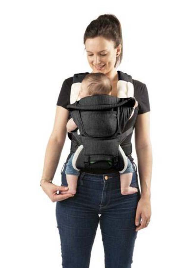 Chicco Hip Seat Baby Carrier, Pirate Black  (With Protective Hood, Pocket, Mesh Insert)  - Image 4