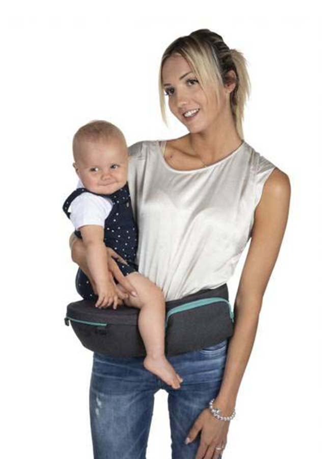 Chicco Hip Seat Baby Carrier, Pirate Black  (With Protective Hood, Pocket, Mesh Insert)  - Image 5