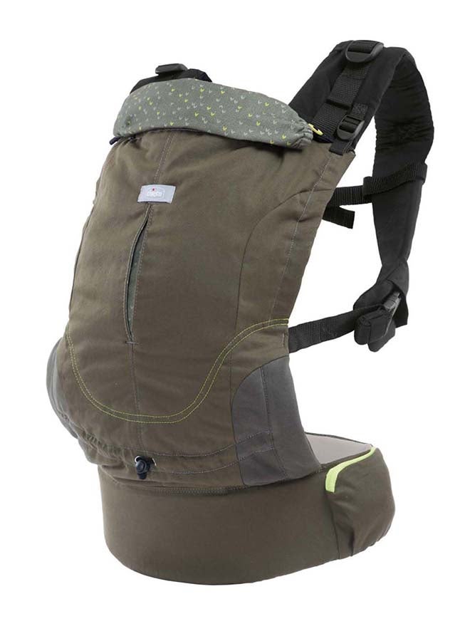 Chicco Myamaki Fit Baby Carrier (With Protective Hood) 0-15Kg, Leaf  - Image 1