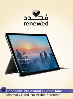 Renewed - Surface Pro 1631 (2017) Laptop With 10.6-Inch Touchscreen Display,Intel Core i5 Processor/4th Gen/4GB RAM/128GB SSD/Intel HD Graphics English Silver