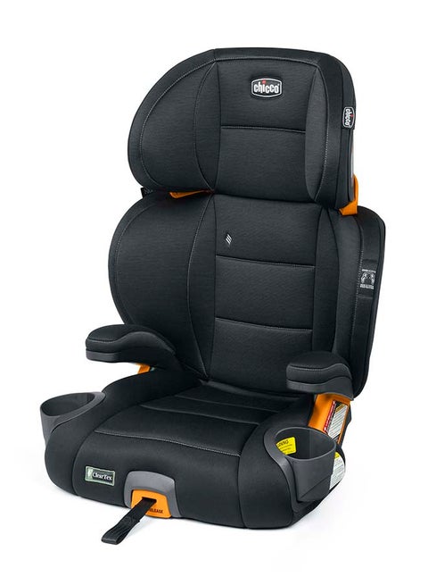 Kidfit Cleartex Plus 2-In-1 Belt-Positioning Booster Car Seat, Obsidian