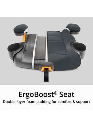 Kidfit Cleartex Plus 2-In-1 Belt-Positioning Booster Car Seat, Obsidian - view 3