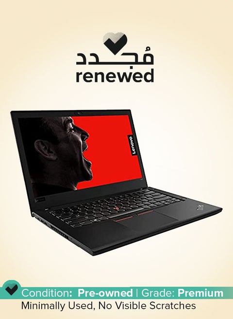 Renewed - Thinkpad T480 (2018) Laptop With 14-Inch Display,Intel Core i5 Processor/8th Gen/8GB RAM/256GB SSD/Integrated Graphics English Black