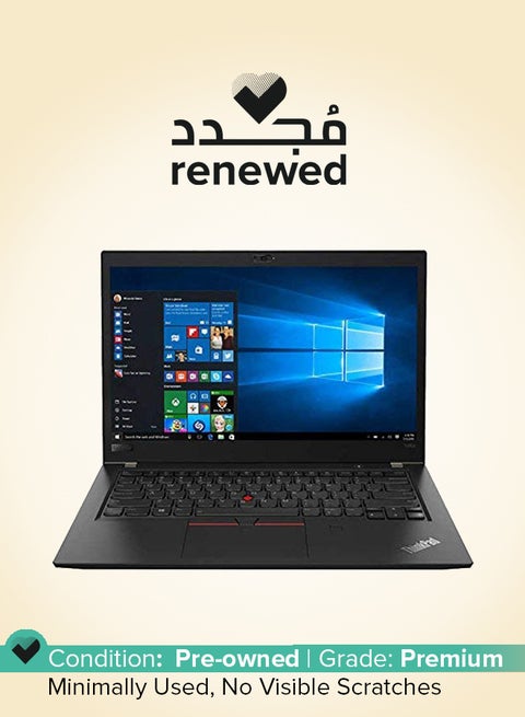 Renewed - Thinkpad T480S (2018) Laptop With 14-Inch Display,Intel Core i5 Processor/8th Gen/8GB RAM/256GB SSD/Integrated Graphics English Black