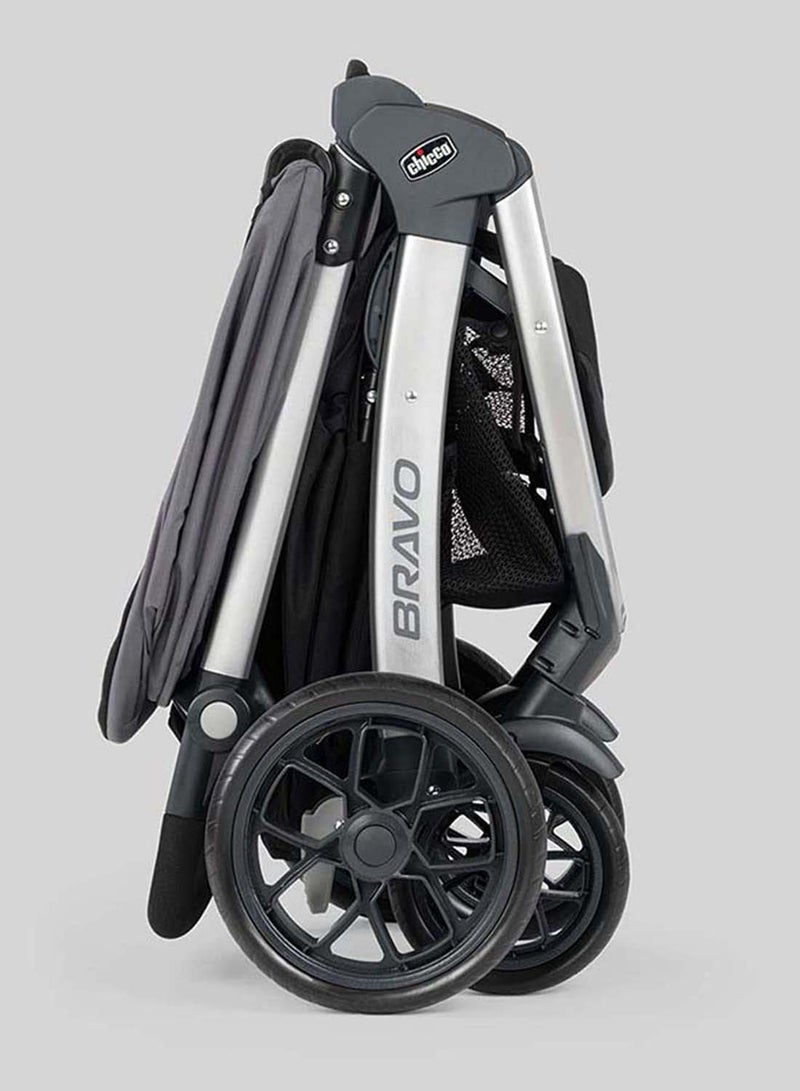 Chicco - Mini Bravo Plus Travel System 0M-3Y, Slate - Image 1