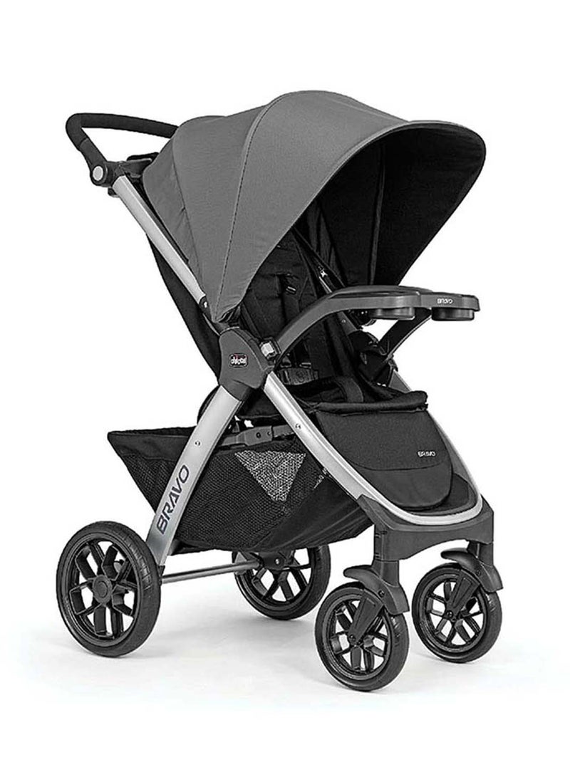 Chicco - Mini Bravo Plus Travel System 0M-3Y, Slate - Image 1