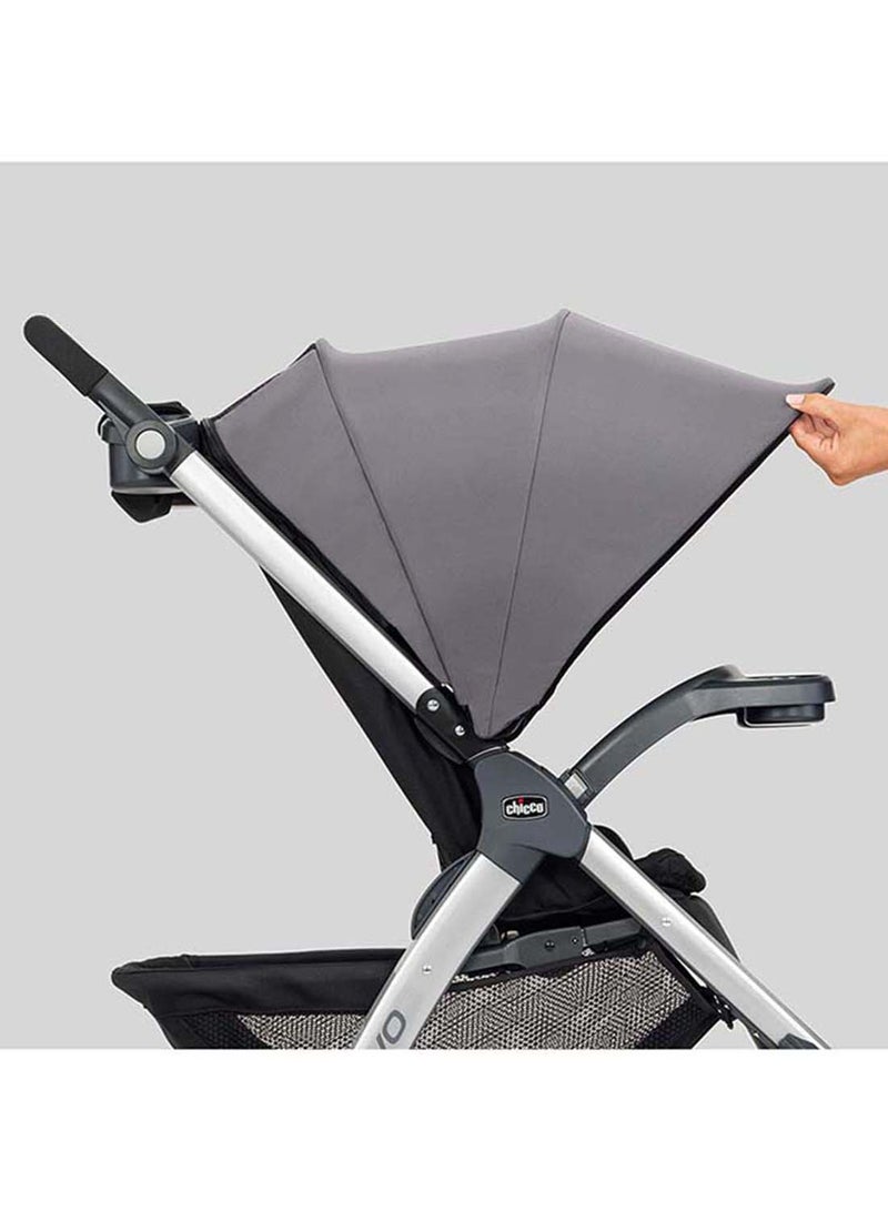 Chicco - Mini Bravo Plus Travel System 0M-3Y, Slate - Image 1