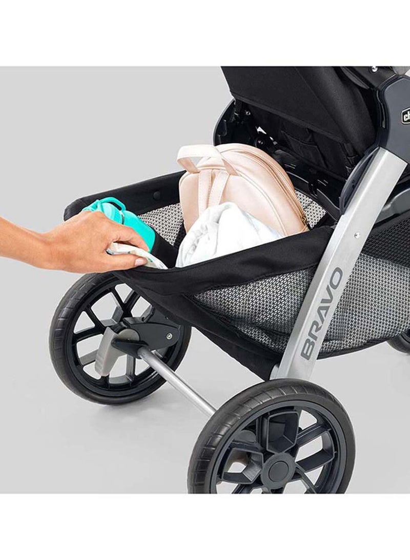 Chicco - Mini Bravo Plus Travel System 0M-3Y, Slate - Image 1