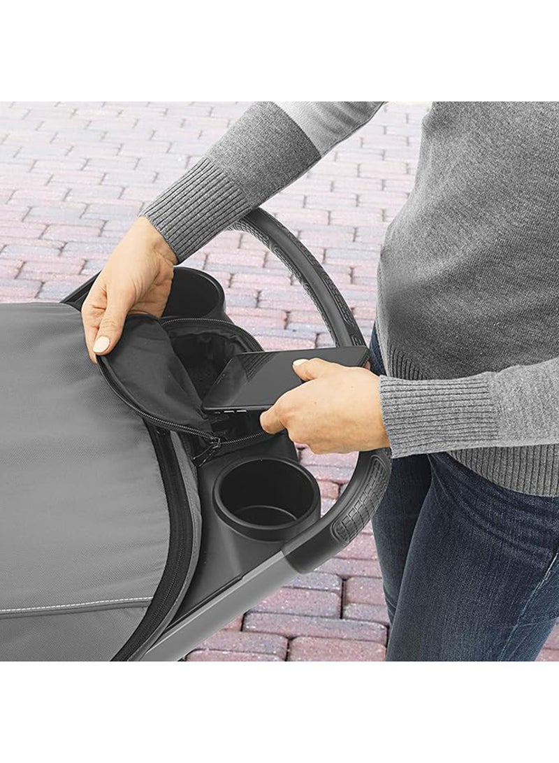 Chicco - Mini Bravo Plus Travel System 0M-3Y, Slate - Image 1