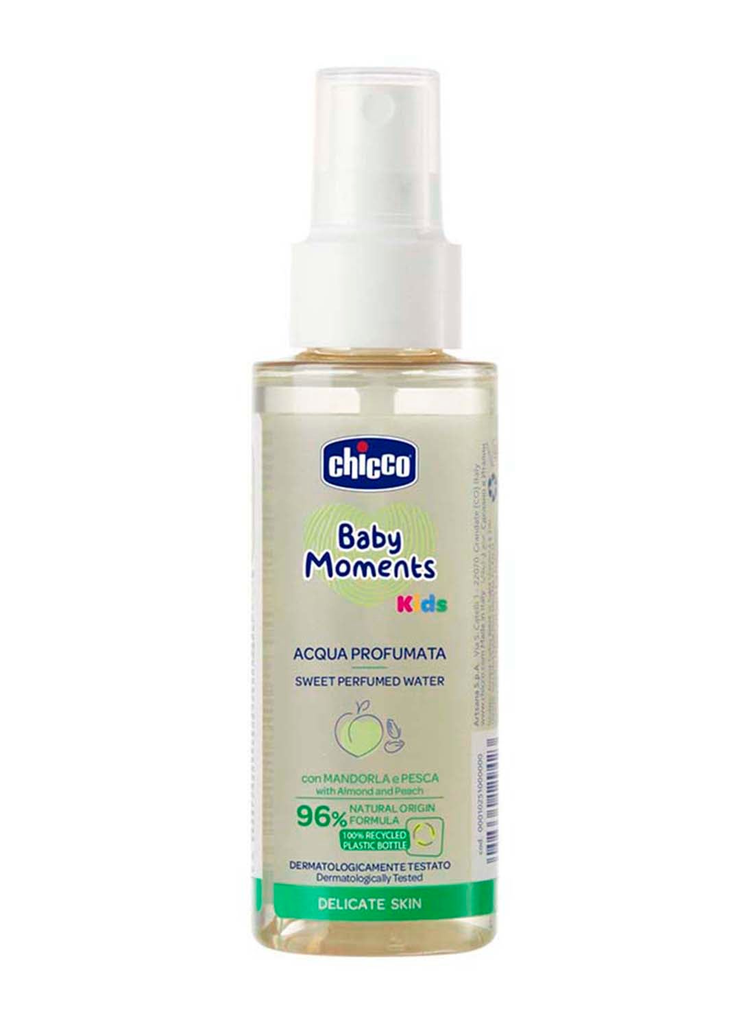 Baby Moments Sweet Perfumed Water For Kids Delicate Skin 0M+ 100Ml 