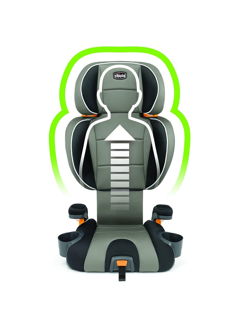 Chicco Kidfit Zip Air Plus 2-In-1 Belt-Positioning Booster Car Seat 40-110Lbs, Quantum - Image 4