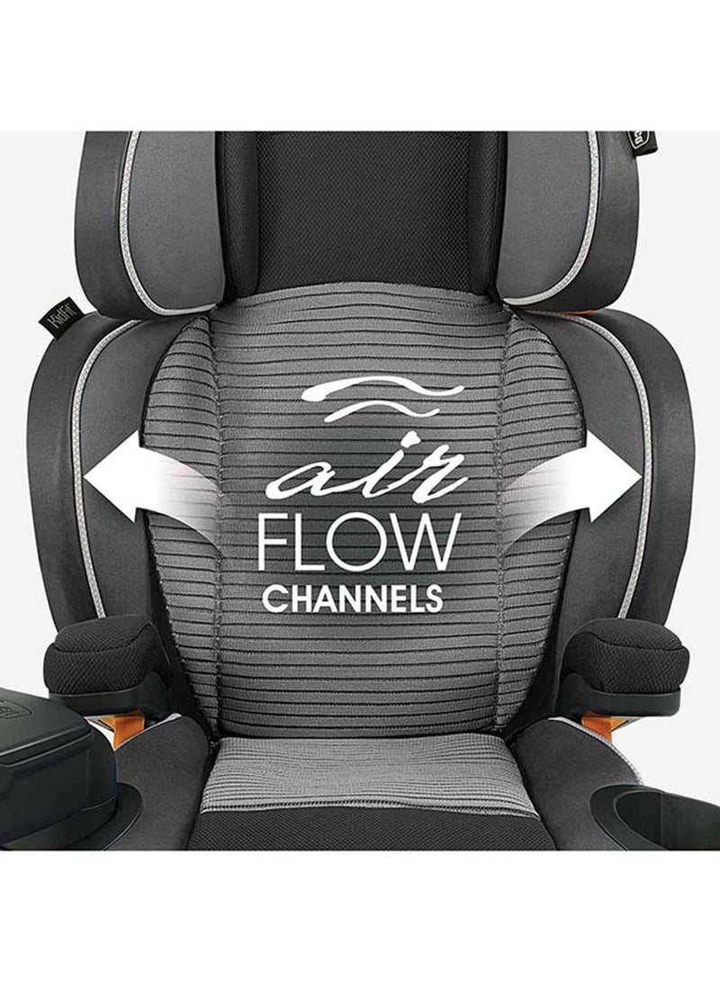 Chicco Kidfit Zip Air Plus 2-In-1 Belt-Positioning Booster Car Seat 40-110Lbs, Quantum - Image 3