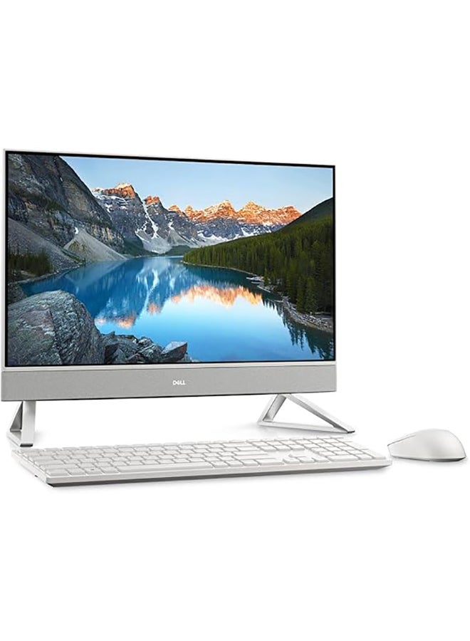 DELL - Inspiron 5410 AIO Desktop With 23.8-Inch Display, Core i7-1255U Processer/8GB RAM/256GB SSD + 1TB HDD/2GB Nvidia Geforce Graphics Card English Silver - Image 1
