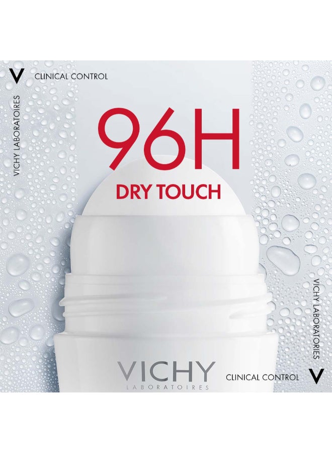 VICHY 96 Hour Clinical Control Deodorant For Women Clear 50ml - Image 4
