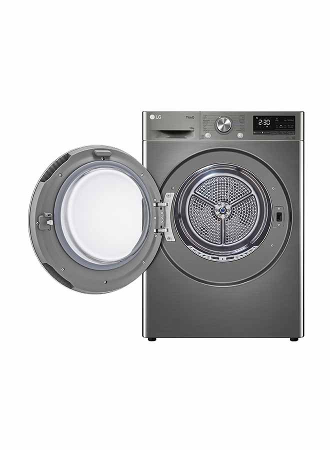 LG - Front Load Dryer Energy Saving Capable Drying 10.1 kg 10.1 kg RH10V9PV2W Silver - Image 1