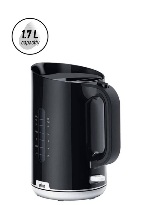 غلاية كهربائية 1.7 L 2200 W WK1100BK أسود