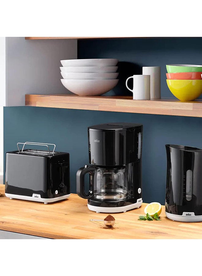 BRAUN Elecrtic Kettle, 360° Rotating Base , Removable Limescale Filter, BPA Free Plastic 1.7 L 2200 W WK1100BK Black - Image 5