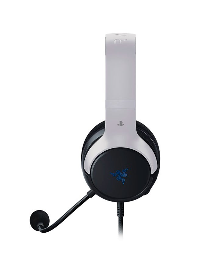 RAZER Kaira X Wired Gaming Headset for Playstation 5 / PS5, PS4, PC, Mac, Mobile: 50mm Drivers - HyperClear Cardioid Mic - Memory Foam Cushions - On-Headset Controls - White & Black  - Image 2