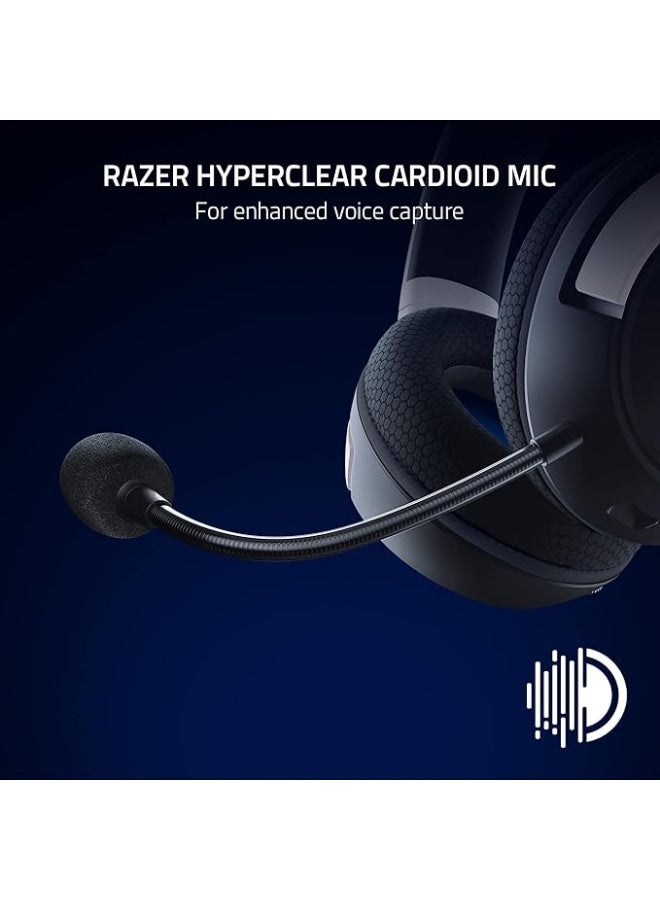 Razer Kaira X Wired Gaming Headset for Playstation 5 / PS5, PS4, PC, Mac, Mobile: 50mm Drivers - HyperClear Cardioid Mic - Memory Foam Cushions - On-Headset Controls - White & Black I RZ04-03970700-R3G1 - Image 4